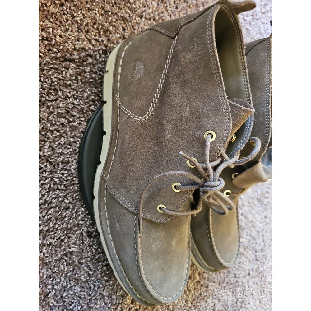 Mens Timberland Westmore Moc Toe Chukka Boot Canteen Premium Suede Sz 13